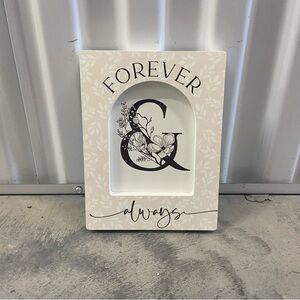 Forever & Always Home Decor Sign